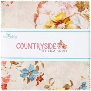 Countryside 5-inch Stacker Precut Bundle with 42 high-quality cotton squares by
